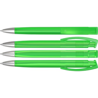 uma® TRINITY transparent SI Druckkugelschreiber, hellgrün