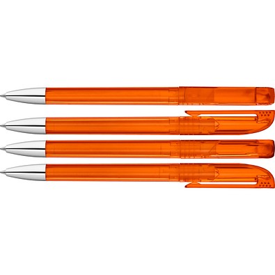uma® UP transparent SI Drehkugelschreiber, orange