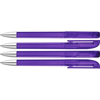 uma® UP transparent SI Drehkugelschreiber, violett