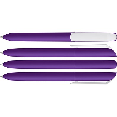 uma® VANE KG GUM Drehkugelschreiber, dunkelviolett