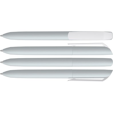 uma® VANE KG GUM Drehkugelschreiber, grau