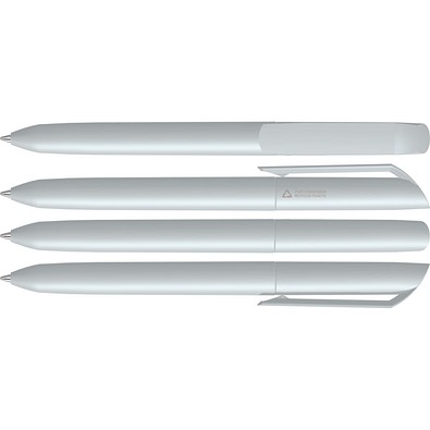 uma® VANE RECY Drehkugelschreiber, grau