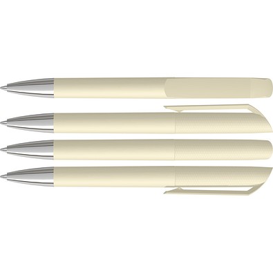 uma® VANE SI GUM Drehkugelschreiber, beige