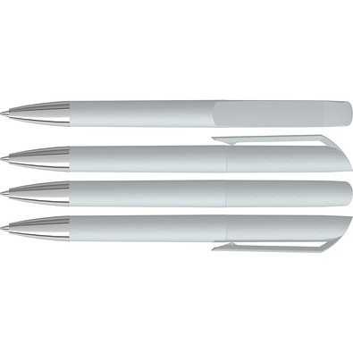 uma® VANE SI GUM Drehkugelschreiber, grau