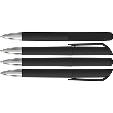 uma® VANE SI GUM Drehkugelschreiber, schwarz