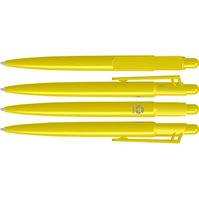 uma® VITAN RECY Druckkugelschreiber, dunkelgelb