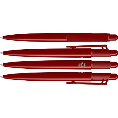 uma® VITAN RECY Druckkugelschreiber, dunkelrot
