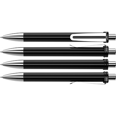 uma® VOGUE XL SI Druckkugelschreiber, schwarz