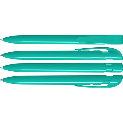 uma® YES antibacterial Druckkugelschreiber, petrol