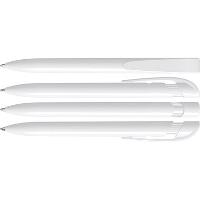 uma® YES Druckkugelschreiber, weiss