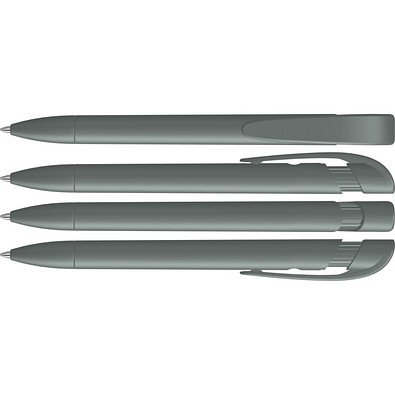 uma® YES F Druckkugelschreiber, grau