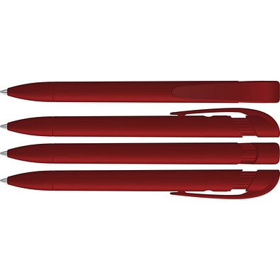 uma® YES F Druckkugelschreiber, rot