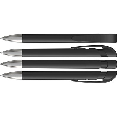 uma® YES F SI Druckkugelschreiber, schwarz