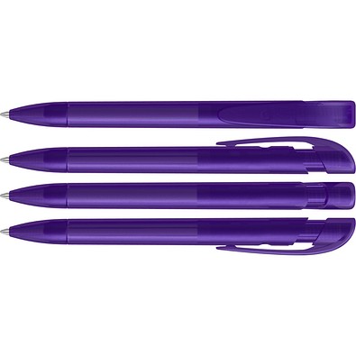 uma® YES frozen Druckkugelschreiber, violett