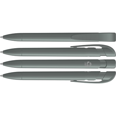 uma® YES RECY Druckkugelschreiber, grau