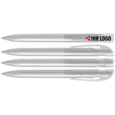 uma® YES transparent Druckkugelschreiber, klar