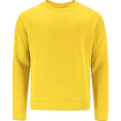 Unisex Sweatshirt mit Rundhalsausschnitt – Klassischer Crewneck, L, GELB