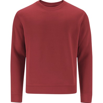 Unisex Sweatshirt mit Rundhalsausschnitt – Klassischer Crewneck, XXL, BORDEAUX