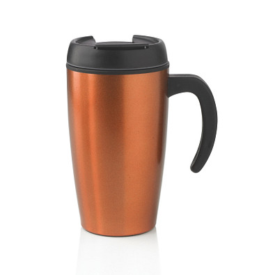 XD DESIGN Urban Becher, 400 ml, orange/schwarz XD DESIGN Urban Becher, 400 ml, orange/schwarz