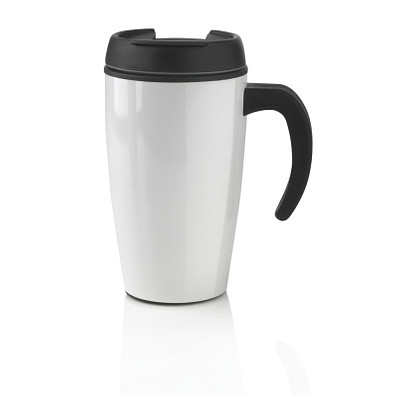XD DESIGN Urban Becher, 400 ml, weiß/schwarz XD DESIGN Urban Becher, 400 ml, weiß/schwarz