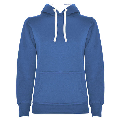 Urban Kapuzenpullover für Damen, Royal/weiß, M