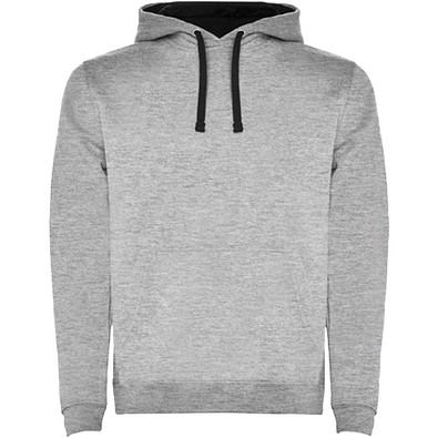 Urban Kapuzenpullover für Herren, Marl Grey/schwarz, 2XL