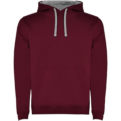 Urban Kapuzenpullover für Herren, Maroon rot, L