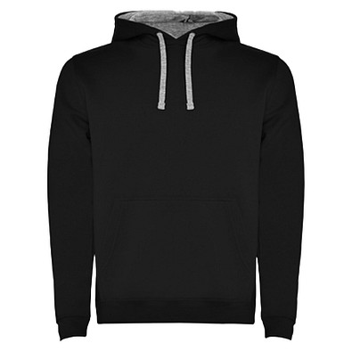 Urban Kapuzenpullover für Kinder, schwarz, 3/4