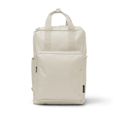 Urban Tote-Rucksack mit Laptopfach, BEIGE