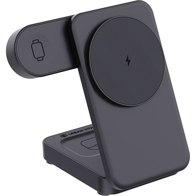Urban Vitamin Arcadia 15W 3in1 Magnet-Charger aus RCS rABS, schwarz