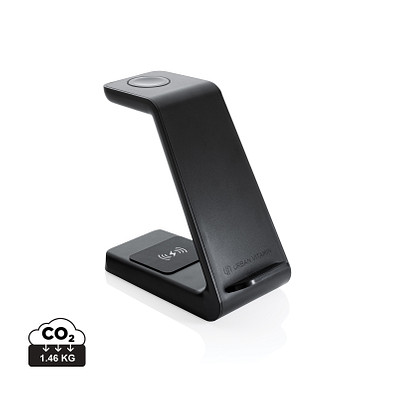 Urban Vitamin Fairfield 3-in-1 Charger aus RCS rPlastik, schwarz