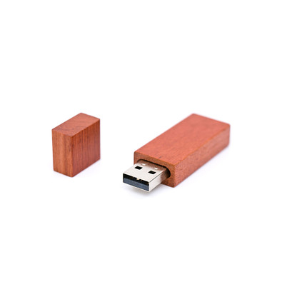 USB Stick Holz Bar 2 GB, bambus dunkel