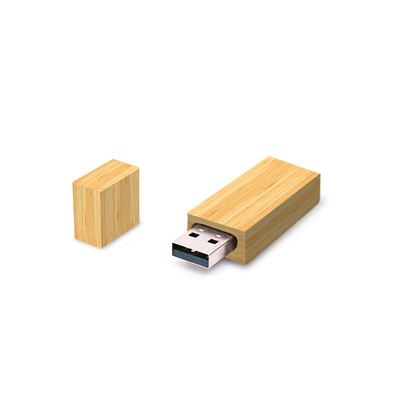 USB Stick Holz Bar 4 GB, bambus hell