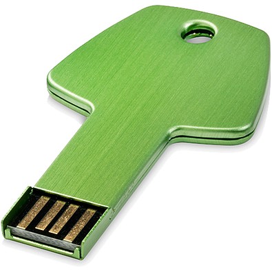 USB-Stick Schlüssel, grün, 64GB