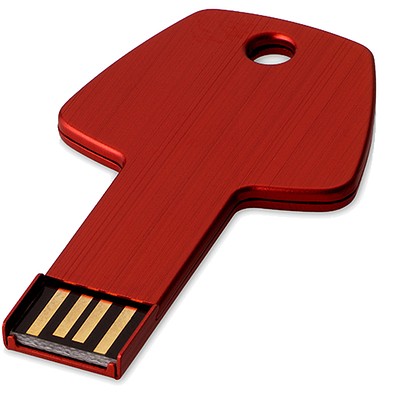 USB-Stick Schlüssel, rot, 64GB