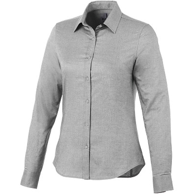 ELEVATE Damen Langarm Bluse Vaillant, Steel grey, XL ELEVATE Damen Langarm Bluse Vaillant, Steel grey, XL