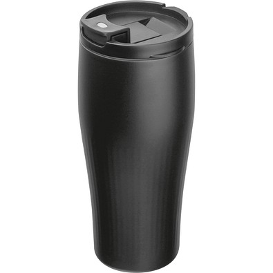 Vakuum Edelstahltrinkbecher, 500ml TOMMASO, schwarz