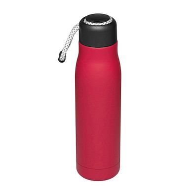 Vakuum-Isolierflasche ROBUSTA,rot