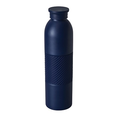 Vakuum-Isolierflasche VACUGRIP,marineblau