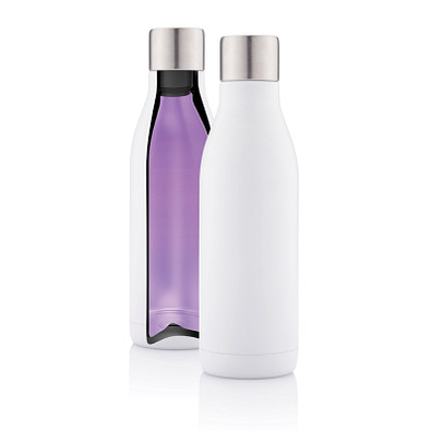 XD COLLECTION Vakuum Stainless Steel Flasche mit UV-C Sterilisator, 500 ml, weiß XD COLLECTION Vakuum Stainless Steel Flasche mit UV-C Sterilisator, 500 ml, weiß