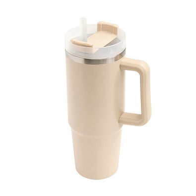 Vakuum-Trinkbecher DRINK DELUXE,beige