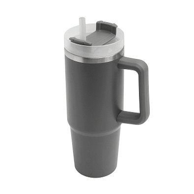 Vakuum-Trinkbecher DRINK DELUXE,grau