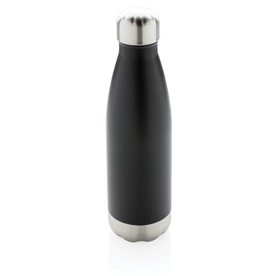 XD COLLECTION Vakuumisolierte Stainless Steel Flasche, 500 ml, schwarz
