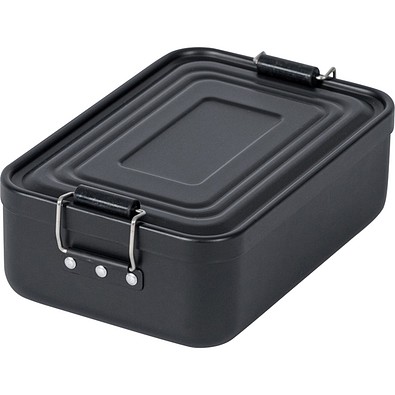 Vesperdose Alu, schwarz