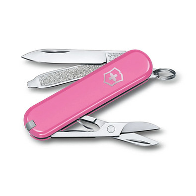 VICTORINOX Taschenmesser Classic SD, 7 Funktionen, rosa