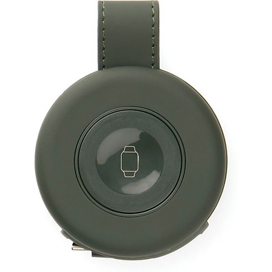 VINGA Baltimore 2-in-1 kabelloser 15W RCS Travel Charger, grün