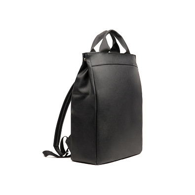 VINGA Bermond Rucksack aus RCS recyceltem PU, schwarz