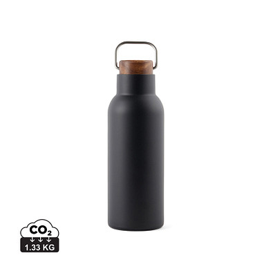 VINGA Ciro RCS recycelte Vakuumflasche 580ml, schwarz