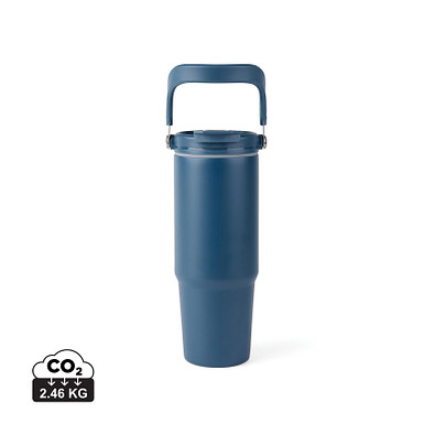 VINGA Eos Trek 880ml Flasche aus RCS rec. Stainless-Steel, navy blau, navy blau