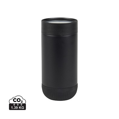 VINGA Erie 350ml Becher aus RCS rec. Stainless-Steel, schwarz, schwarz